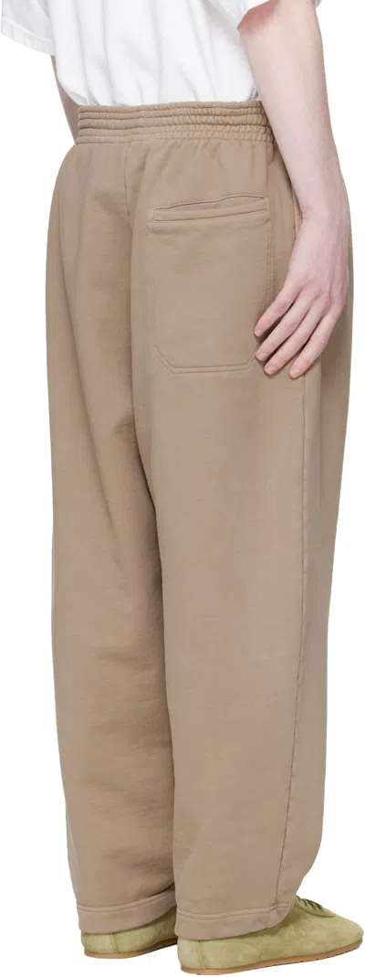 Hed Mayner Brown Drawstring Sweatpants In Brown