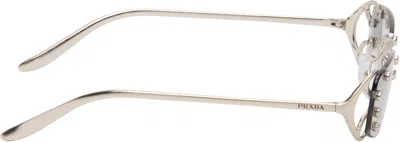 Prada Silver Pr C57s Sunglasses