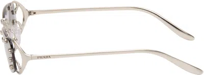 Prada Silver Pr C57s Sunglasses