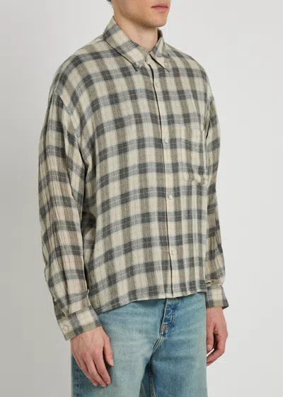 Won Hundred Maza Checked Woven Overshirt In Multi
