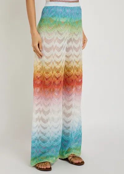 Missoni Cover-up Trousers In Shaded Lame Viscose In Multi