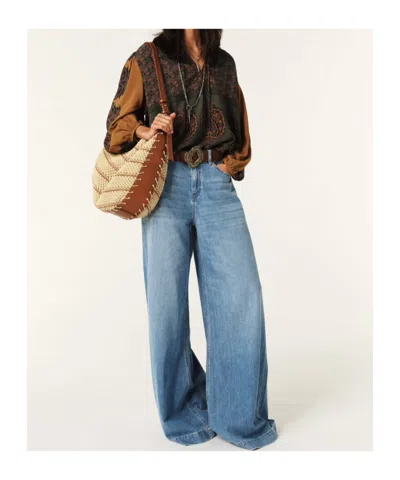 Bash Printed Long-sleeved Blouse In Multi