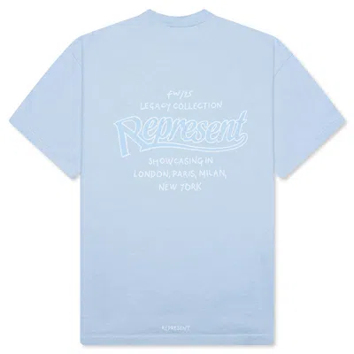 Represent Logo-print T-shirt In Blue
