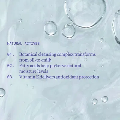 Emma Lewisham Illuminating Oil Face Cleanser In Transparent