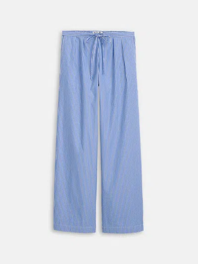 Alex Mill Hudson Striped Pant In Poplin In Multi