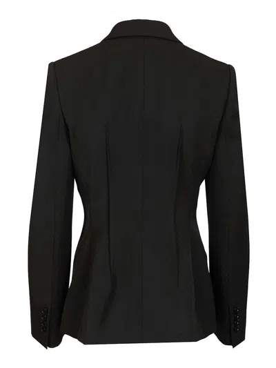 Alexander Mcqueen Single-breasted Jacket In Black