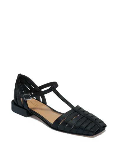 Bernardo T-strap Ballet Flats In Black