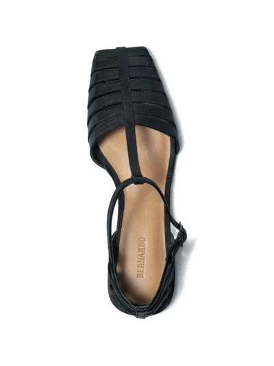 Bernardo T-strap Ballet Flats In Black