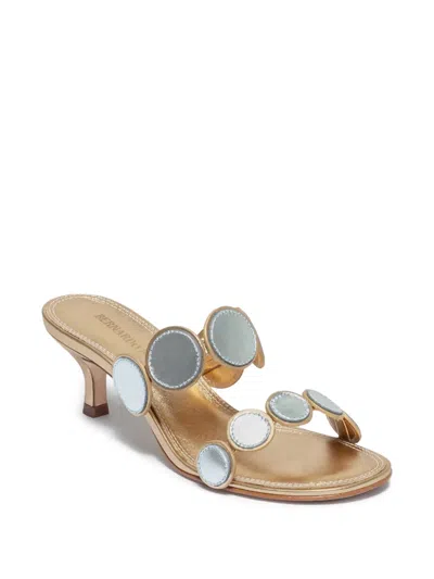 Bernardo Prya Circle Sandals In Silver