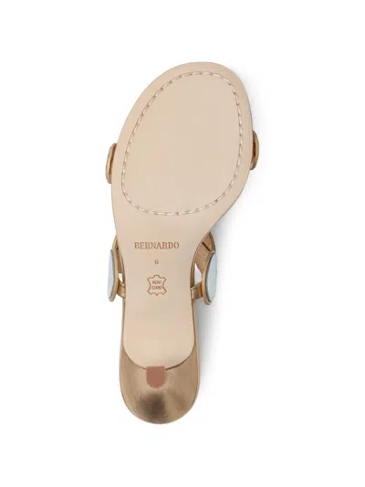 Bernardo Prya Circle Sandals In Silver