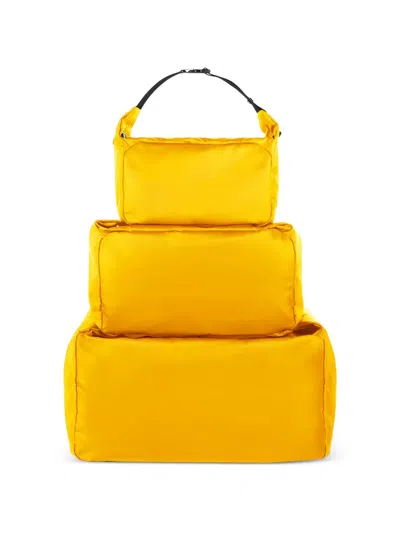 Fpm Milano Cube Foldable Packing Bag In Gold