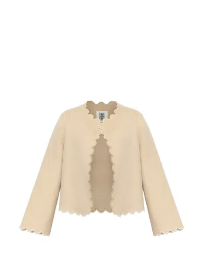 By Malene Birger Vibetta Wool Jacket In Vanilla Cream In Neutral
