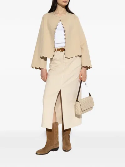 By Malene Birger Vibetta Wool Jacket In Vanilla Cream In Neutral