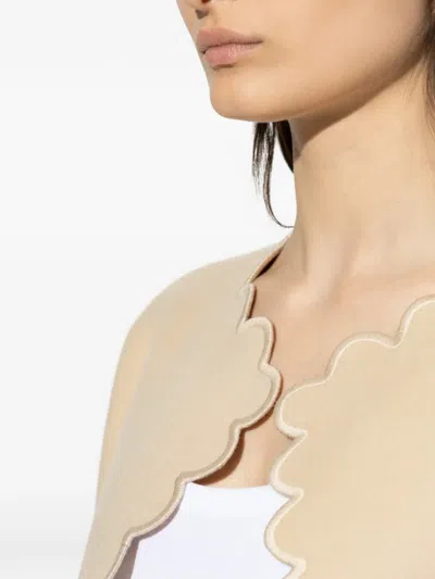 By Malene Birger Vibetta Wool Jacket In Vanilla Cream In Neutral