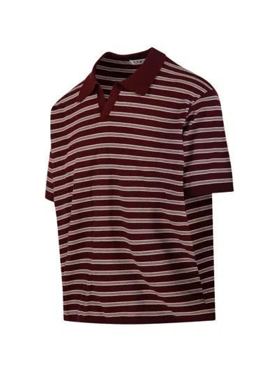 Coor Striped-pattern Polo Shirt In Multi