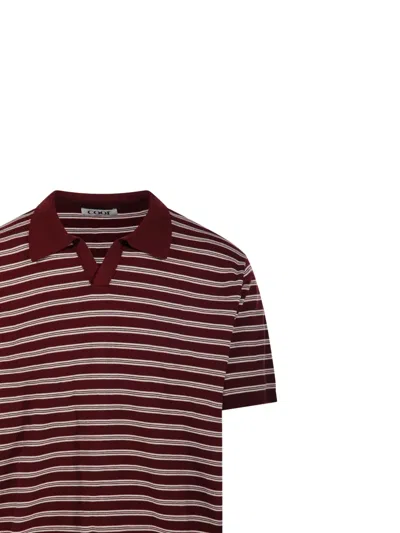 Coor Striped-pattern Polo Shirt In Multi