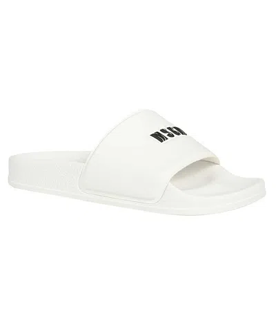 Msgm Logo-embossed Slides In Multi