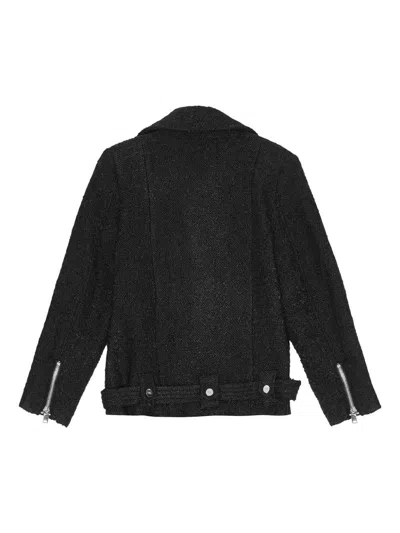 Ganni Jackets Black In Black