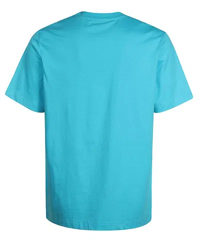 Msgm Cotton T-shirt In Blue