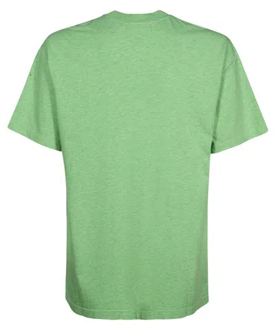 Msgm Cotton T-shirt In Green