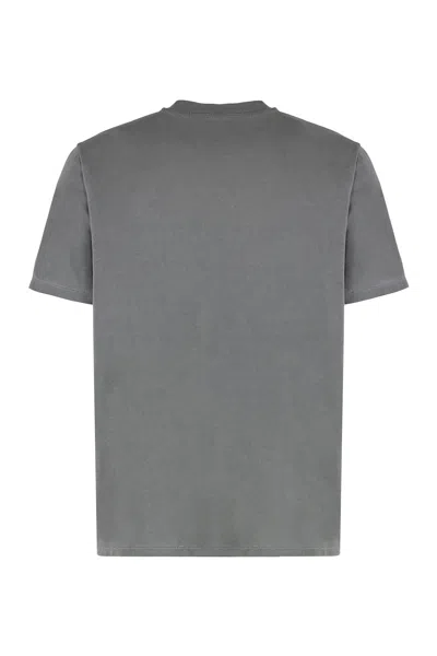 Our Legacy Mens Worn Black Boxy Short-sleeve Cotton-jersey T-shirt In Gray