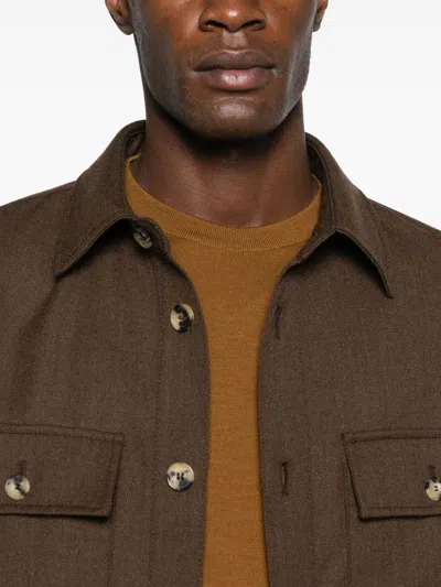 Jacob Cohen Jackets Brown In Brown