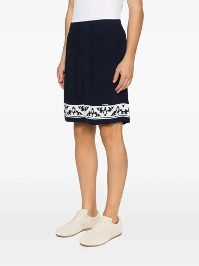 Sandro Zip-concealed Shorts In Blue