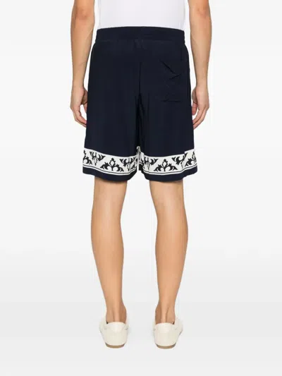 Sandro Zip-concealed Shorts In Blue