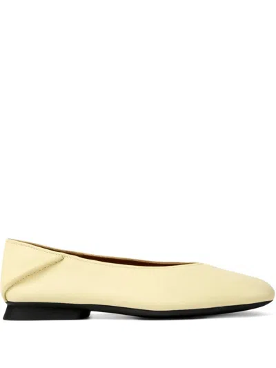 Camper Casi Myra Leather Ballet Flats In Neutral