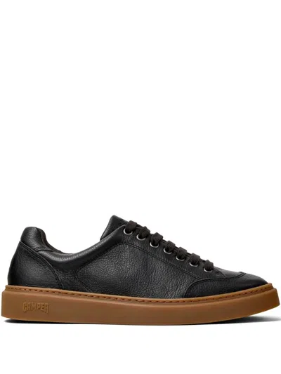 Camper Twentyfive Leather Sneakers In Black