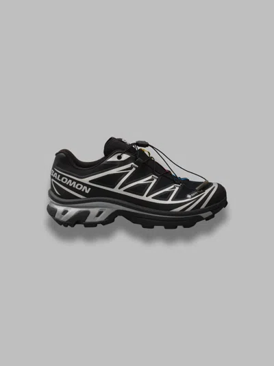 Salomon Performance-driven Xt 6 Gtx Sneakers Featuring Quicklace Technology In Black