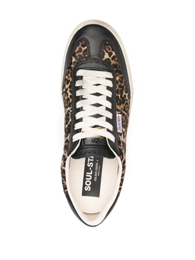 Golden Goose Soul Star Genuine Calf Hair Sneaker In Multi