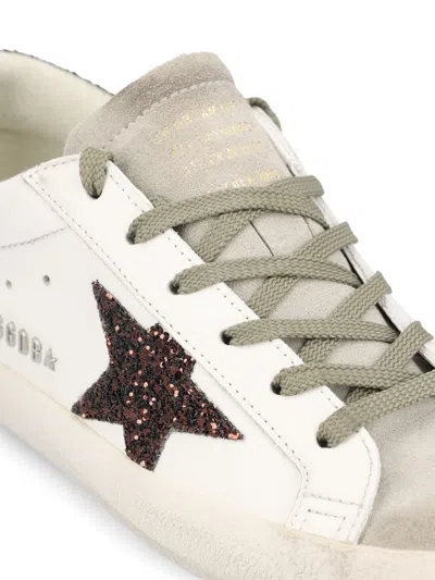 Golden Goose Deluxe Brand Women Super Star Leather Sneakers In Neutral