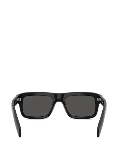 Prada Eyewear Rectangular Frame Sunglasses In Black