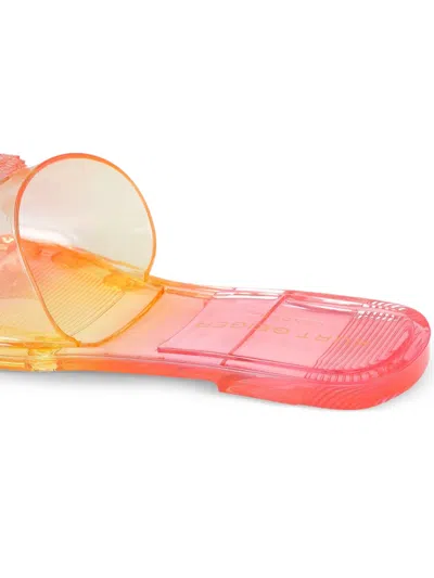 Kurt Geiger Maddison Eagle-head Flat Sandals In Multi