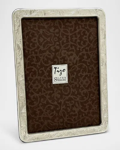 Tizo Sterling Rounded Engraved Frame