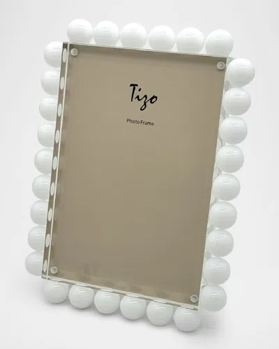 Tizo Lucite Bubbles Frame In White