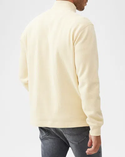 Rodd & Gunn Alton Ave Quarter Zip Sweater In Yellow