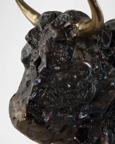 The Uttermost Co Bison Bust Sculpture