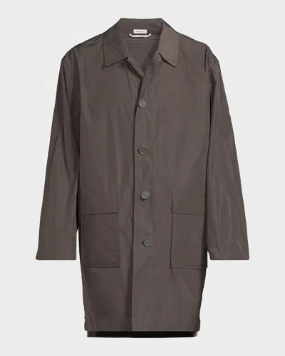 Thom Browne Versatile Packable Jacket Long Sleeves In Brown