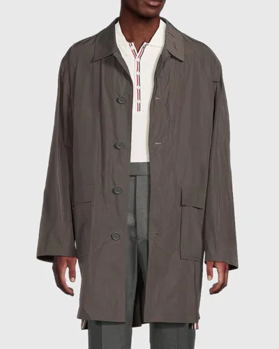 Thom Browne Versatile Packable Jacket Long Sleeves In Brown
