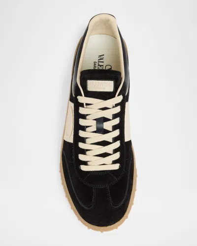 Valentino Upvillage Logo Sneakers Round Toe Rubber In Multi