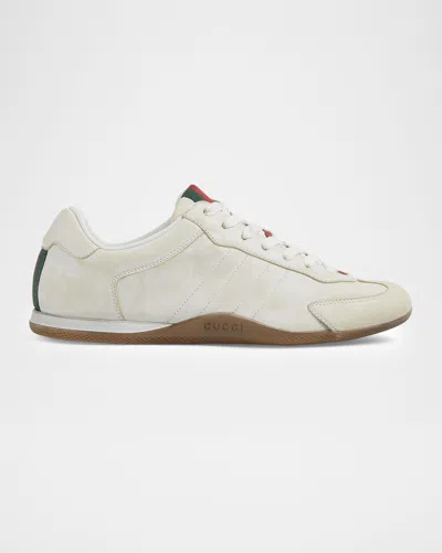 Gucci Elan Washed Leather Low-top Sneakers In Multi