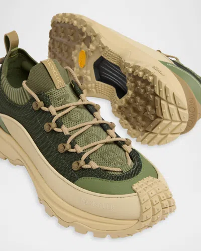Moncler Trailgrip Lite 3 Low Top Sneaker In Green