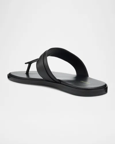 Tom Ford Flat Sandals Open Toe Single Strap In Black