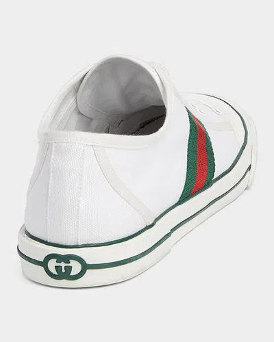 Gucci Fabric Upper And Rubber Sole Sneaker In White