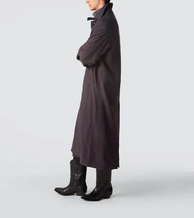 Our Legacy Leather Western Boots Pointed Toe Pull Tabs In Black