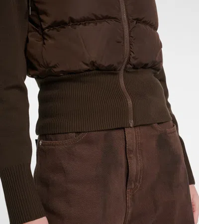 Canada Goose Hybridge Wool-blend Down Jacket In Multi