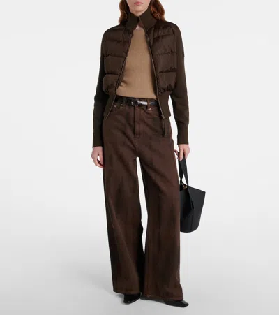 Canada Goose Hybridge Wool-blend Down Jacket In Multi