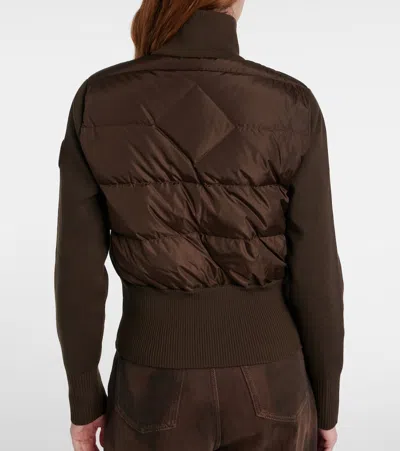 Canada Goose Hybridge Wool-blend Down Jacket In Multi